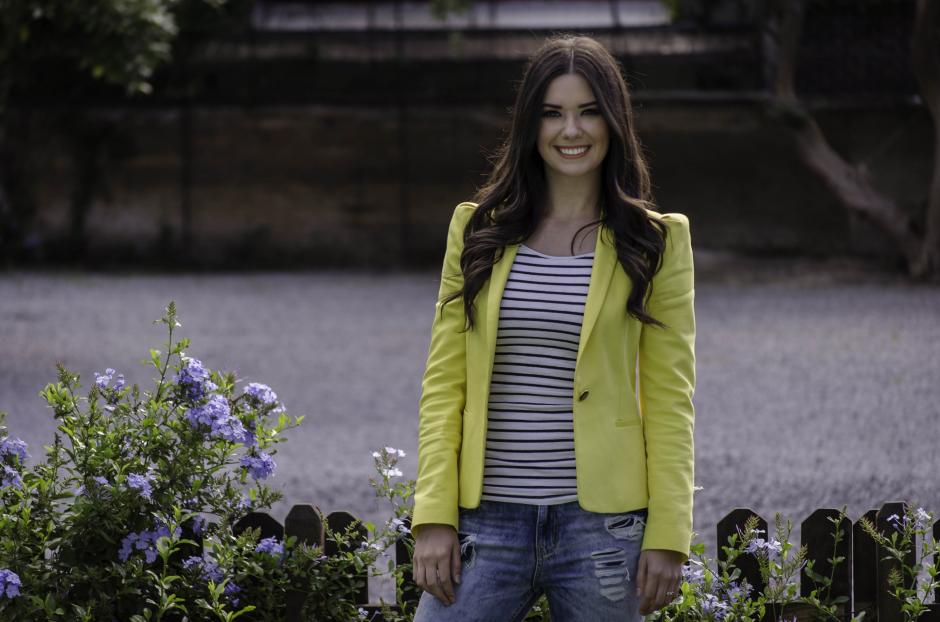 La hermosa Pilar Pérez, contó a Soy502 que está casada con un guatemalteco. (Foto: Marcelo JIménez/Soy502)