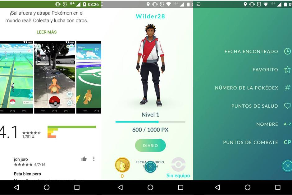 El videojuego Pok&eacute;mon Go ya puede ser descargado gratis. (Captura de pantalla: Soy502)