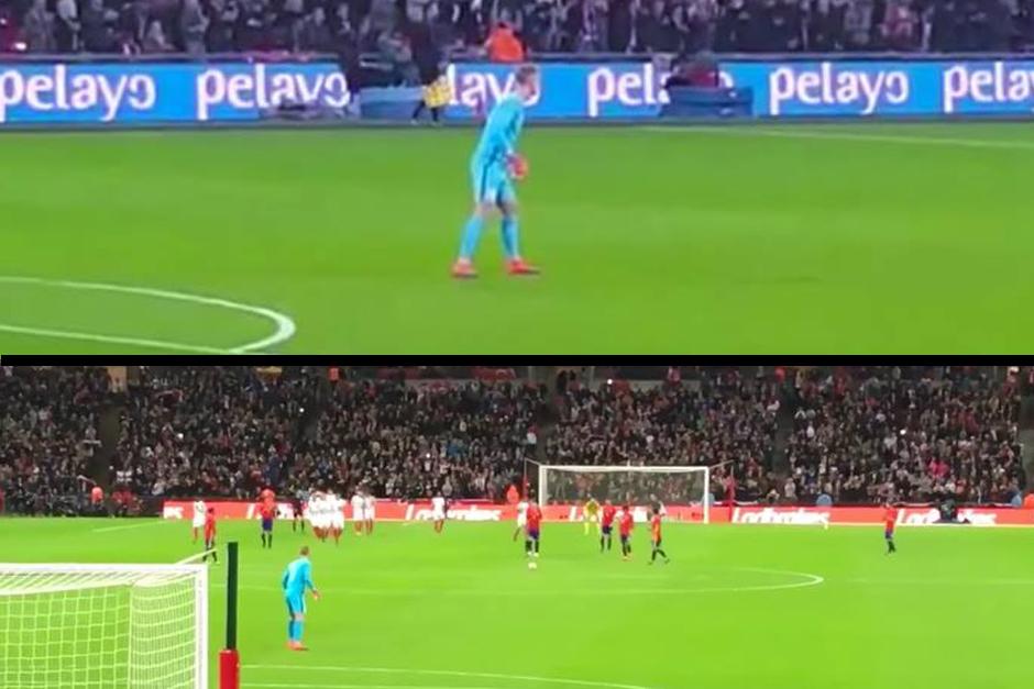 Joe Hart celebr&oacute; con un Mannequin Challenge solitario. (Imagen: capturas de pantalla)