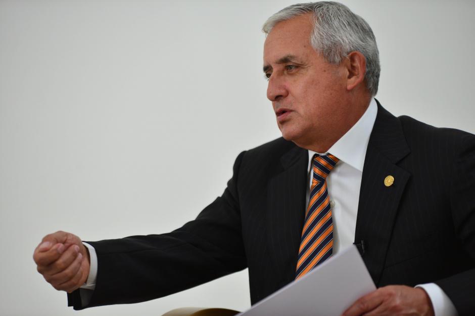 Otto Pérez Molina sigue intentando aferrarse a su inmunidad. (Foto: Archivo/Soy502)