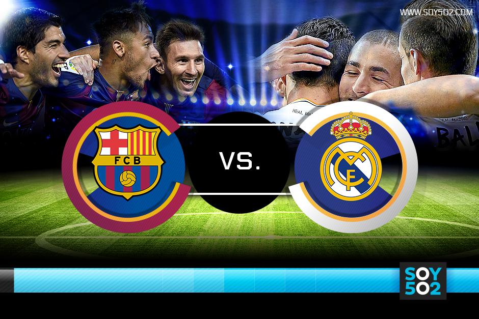 La MSN (Messi, Su&aacute;rez y Neymar) del Barcelona se enfrentar&aacute; a la BBC (Benzema, Bale, Cristiano) del Real Madrid. (Imagen: Javier Marroqu&iacute;n/Soy502)