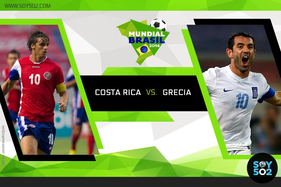 Costarricenses y griegos nunca han superado la barrera de los octavos de final en un Mundial. (Foto: Soy 502)