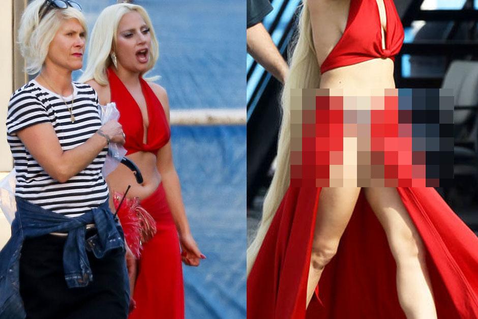 El vestido de Lady Gaga dio de qu&eacute; hablar. (Foto: Express.co.uk)