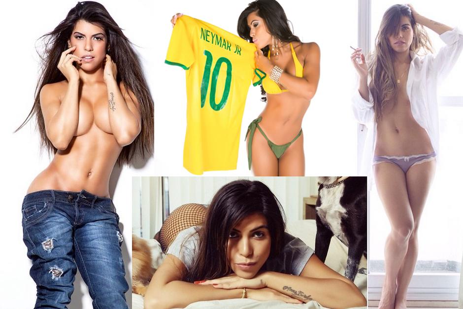 Los encantos de Priscila Rocha causan furor en el certamen Miss Bum Bum.