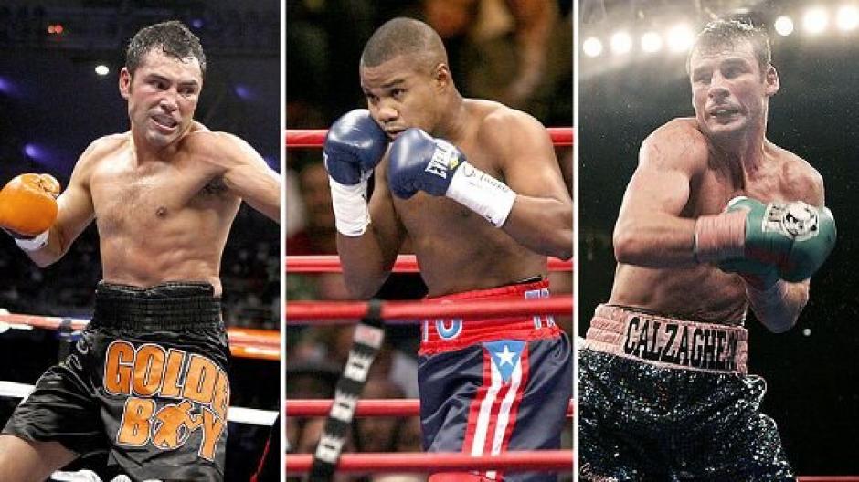 &Oacute;scar de la Hoya y F&eacute;lix Tito Trinidad son los ex boxeadores latinos que han sido elegidos al Sal&oacute;n de la Fama, clase 2013. (OroDeportes)