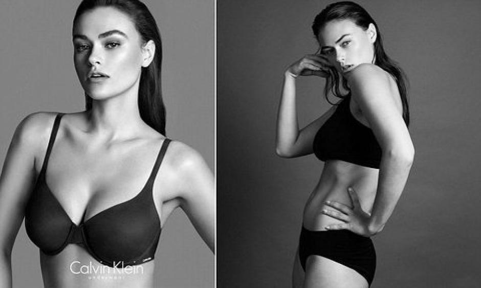Myla Dalbesio modelo de Clavin Klein ha sido centro de pol&eacute;mica en los &uacute;ltimos d&iacute;as. (Foto: Calvin Klein)