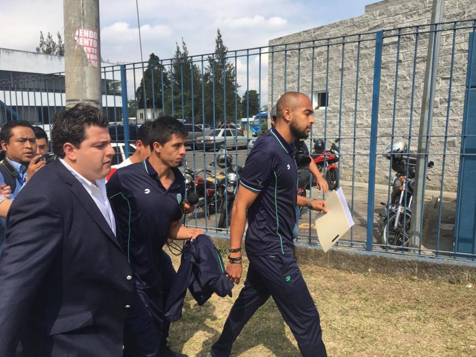 Los jugadores de Antigua se presentaron a la citación en la Federación de Fútbol de Guatemala.&nbsp;