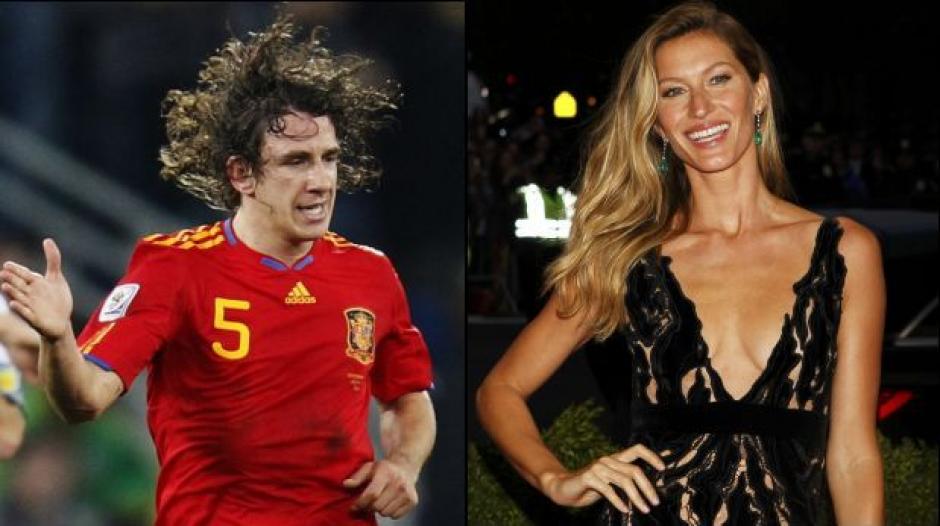 La modelo brasile&ntilde;a y el exjugador espa&ntilde;ol ingresar&aacute;n con la copa al campo. (Foto: EFE)