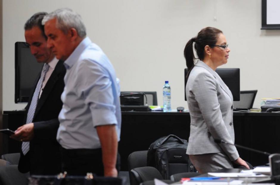 Si quieren la cabeza del presidente y la vicepresidenta, ya la tienen, expres&oacute; P&eacute;rez Molina. (Foto: Alejandro Balan/Soy502) 