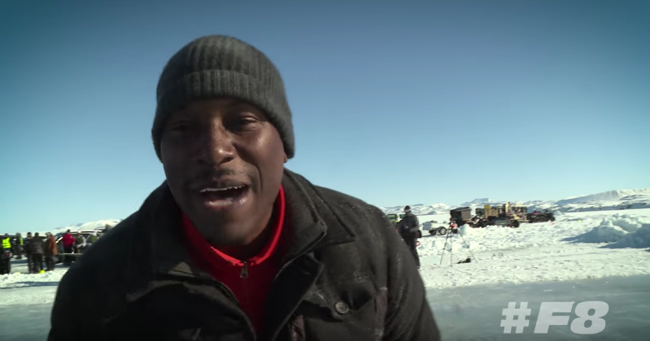 El actor Tyrese Gibson de la cinta "R&aacute;pido y Furioso 8".  (Captura de pantalla: Fast & Furious/YouTube)