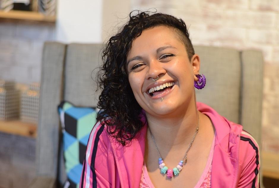 La rapera y activista Rebeca Lane lanz&oacute; en su cuenta oficial de facebook "Reina del Caos", una pieza inspirada en los &uacute;ltimos aconteciminetos pol&iacute;ticos. (Foto: Selene Mej&iacute;a/Soy502)&nbsp;