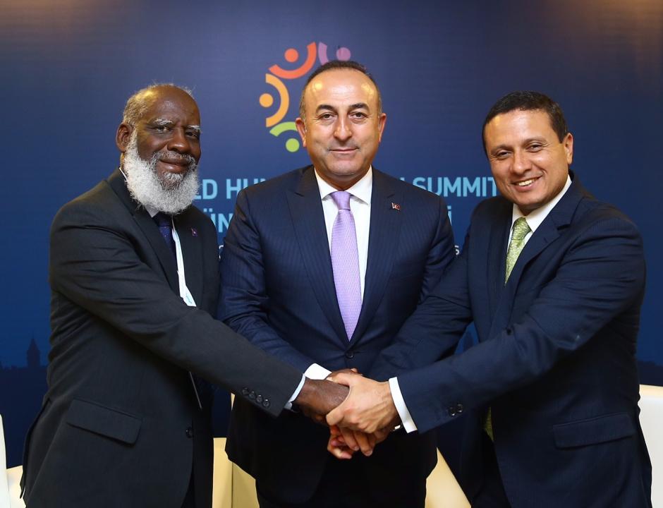 Los cancilleres de Guatemala y Belice se encontraron para recuperar las relaciones bilaterales después del ataque al menor guatemalteco. (Foto: Minex)