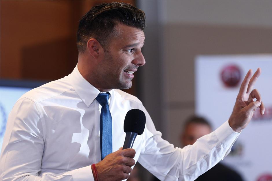El cantante puertorrique&ntilde;o, Ricky Martin clama por paz en Venezuela. (Foto: EFE)