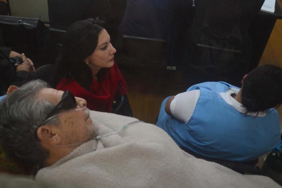 En su informe, el INACIF concluyó que el exjefe de Estado, Efraín Ríos Montt, señalado de genocidio, no puede ser movilizado de su cama. (Foto: Wilder López/Soy502)&nbsp;