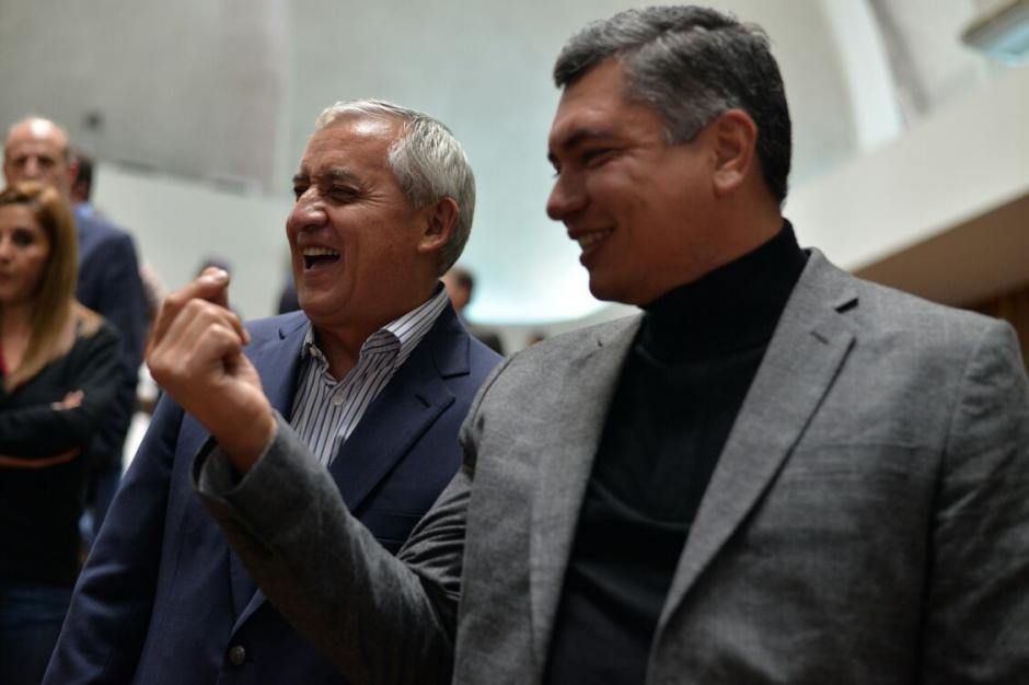 A diferencia de otros d&iacute;as de audiencia, este jueves todo eran sonrisas. (Foto: Wilder L&oacute;pez/Soy502) 