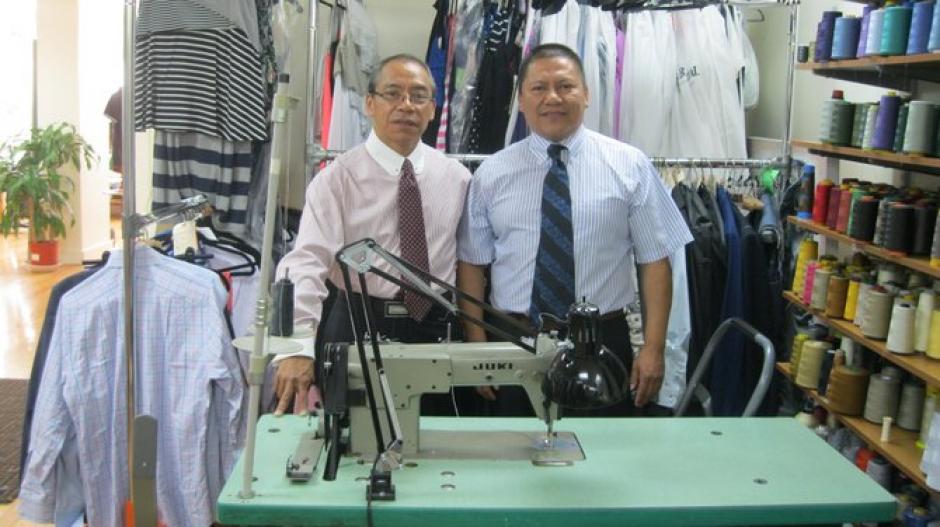 Los hermanos Flavio Antonio y Carlos Rivas fundaron Newbury Tailoring en Boston en 1997. &nbsp;(Foto: El Planeta)