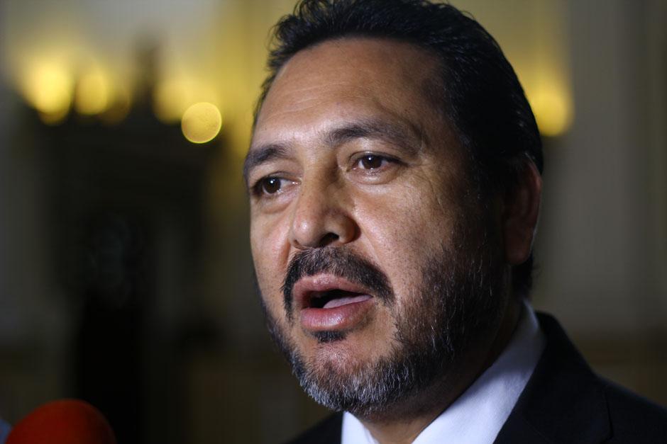 El diputado oficialista Gudy Rivera criticó que en tiempo electoral se haya reactivado el antejuicio en su contra y señaló que ahora es época de antejuicios. (Foto: Alexis Batres/Soy502)