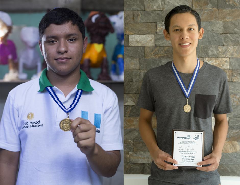 Walter Aragón y Rodrigo Urrutia, dos jóvenes guatemaltecos brillantes que buscan superarse y lograr sus metas académicas. (Foto: Soy502).