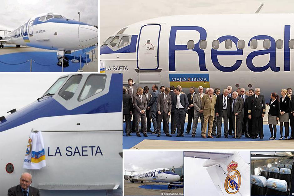"La Saeta", como le llamaban al avi&oacute;n, fue arrendado entre 2007 y 2009 por el Real Madrid. (Imagen: Soy502)