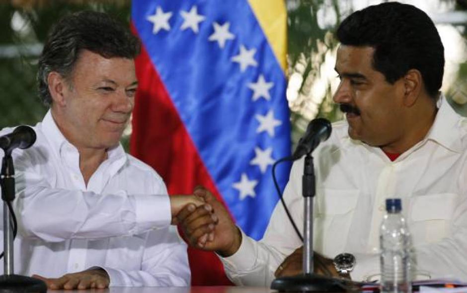 Los presidentes Juan Manuel Santos y Nicol&aacute;s Maduro acordaron el retorno inmediato de sus respectivos embajadores. &nbsp;(Foto:&nbsp;www.elcolombiano.com)