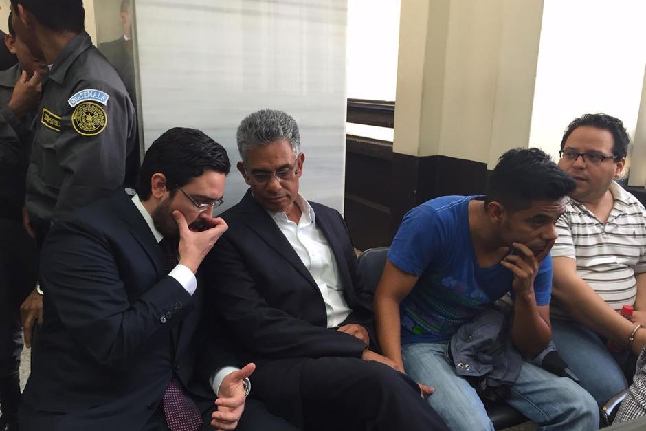 La jornada que solo sirvió para que la fiscalía presentara pruebas para intentar ligar a proceso a los implicados en la red de defraudación de la SAT. (Foto: Jesús Alfonso/Soy502)&nbsp;