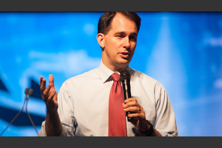 El actual gobernador de Wisconsin, Scott Walker, se suma a la larga lista de aspirantes a la nominaci&oacute;n republicana para la presidencia de Estados Unidos. (Foto: Getty)