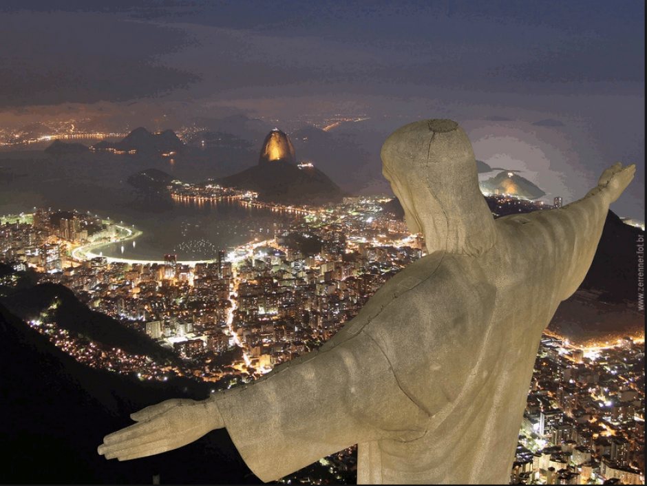 Un rayo da&ntilde;&oacute; la mano derecha del monumento de Cristo Redentor en Brasil.&nbsp;