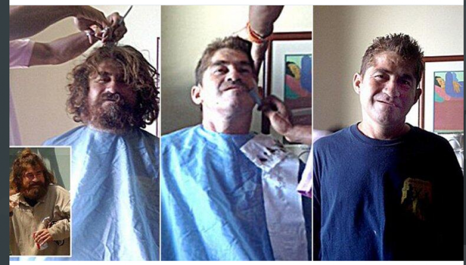 Este es el nuevo look del náufrago José Salvador Alvarenga que será repatriado a su natal Salvador. Foto:LaPrensaGráfica/Soy502
