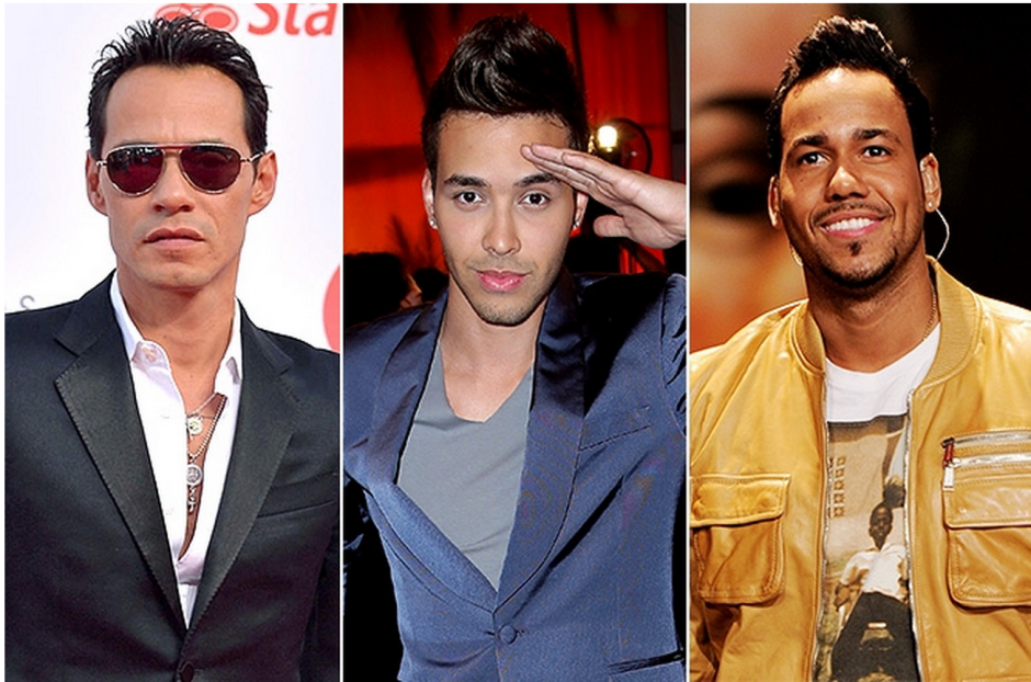 Los finalistas de la noche son Marc Anthony, Romeo Santos y Prince Royce (Foto: Billboard)&nbsp;
