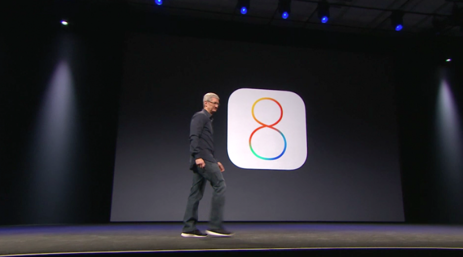 Tim Cook presenta el iOS 8.