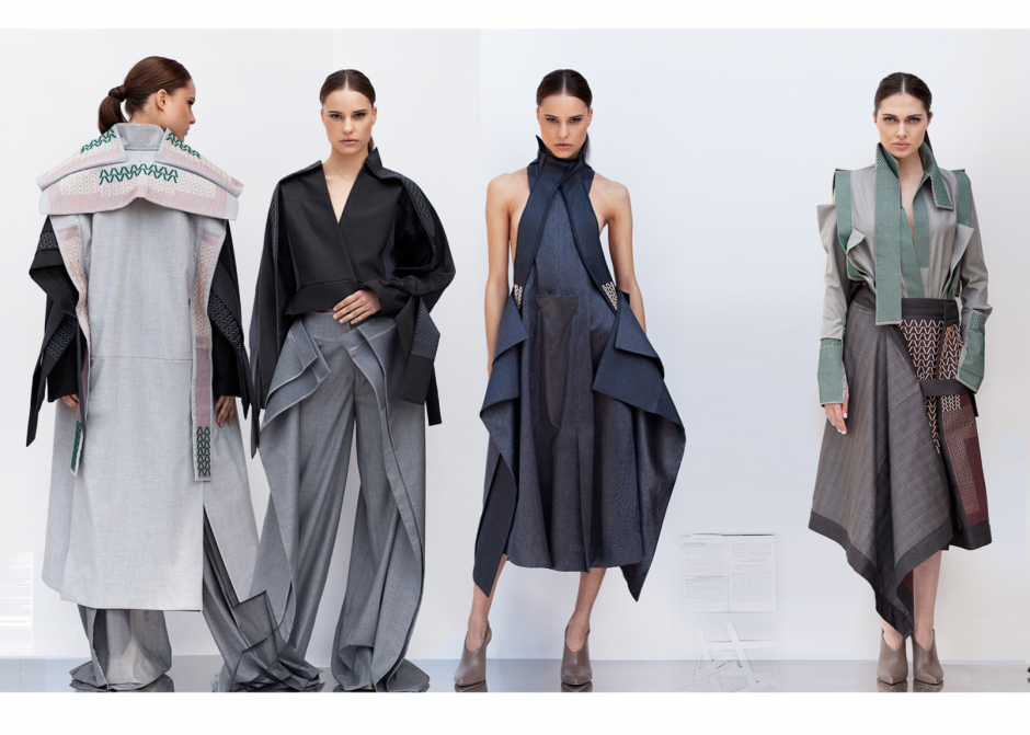 La colecci&oacute;n de David Valencia est&aacute; marcada por siluetas estructurales.&nbsp;