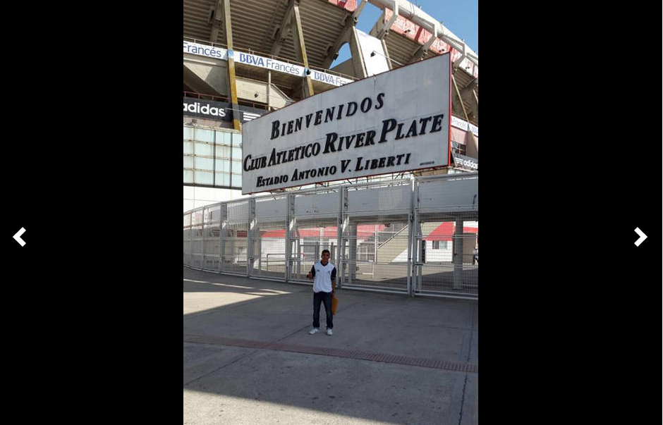 Luis Pablo Samayoa, a su llegada al Estadio Monumental en Argentina. (Foto: Emiliano Barrera/Golden Dreams GT)