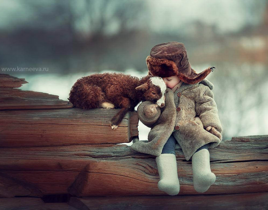 Los ni&ntilde;os y los animales por lo general tienen una empat&iacute;a singular.