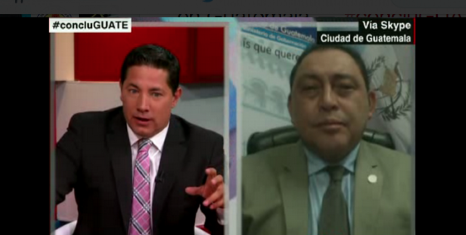 El periodista Fernando del Rincón en el programa Conclusiones de CNN habló sobre el prófugo Juan Carlos Monzón en el tema de la SAT. &nbsp;(Foto: Soy502)&nbsp;