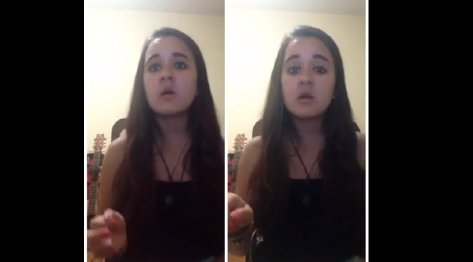 La cantante guatemalteca, Cristina Ruiz, quiere que Ricardo Arjona la conozca por medio de su capacidad de canto. (Foto: Soy502)