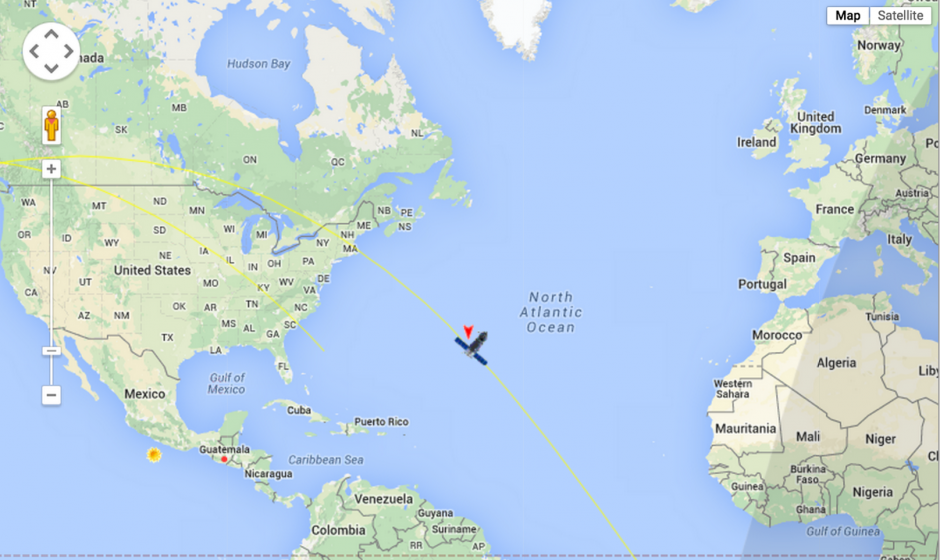 Los restos del carguero espacial ruso Progress M-27M caerán a la Tierra en los próximos días. (imagen:&nbsp;n2yo)