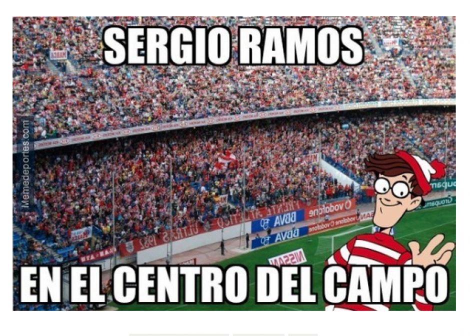 El jugador del Real Madrid que figur&oacute; en m&aacute;s "memes" fue Sergio Ramos. (Foto: Internet)&nbsp;