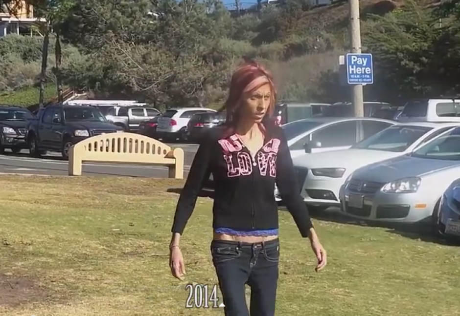 La mujer que d&iacute;as antes hab&iacute;a solicitado ayuda econ&oacute;mica para enfrentar su problema con la anorexia ha recaudado hasta ahora 127 mil euros. (Foto: YouTube)&nbsp;