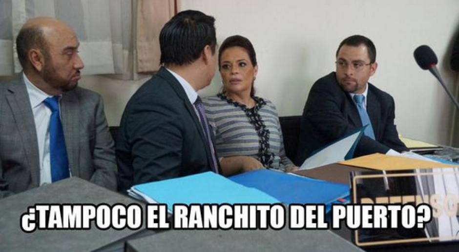 La negativa del juez sobre las propiedades de Baldetti fue motivo de "memes" en Internet. (Foto: Internet)&nbsp;