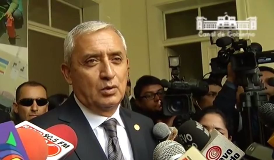 El presidente Otto P&eacute;rez Molina neg&oacute; tener v&iacute;nculos con la abogada Karen Fisher. (Foto: Presidencia)&nbsp;