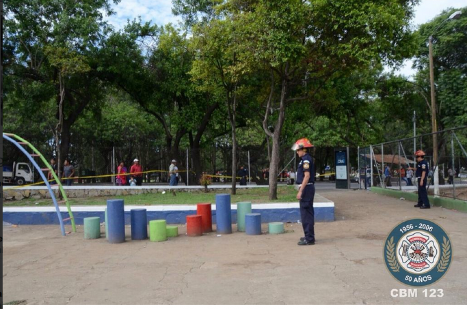 En el sector donde se realizó el ataque armado en el Trébol se localizan varias áreas de juegos. &nbsp;(Foto: Bomberos Municipales)&nbsp;