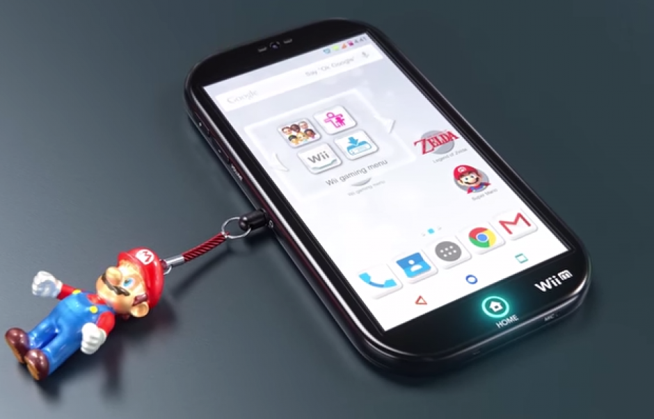 Sale a luz un video que muestra el que podr&iacute;a ser el primer Smartphone de Nintendo. (Imagen: YouTube)