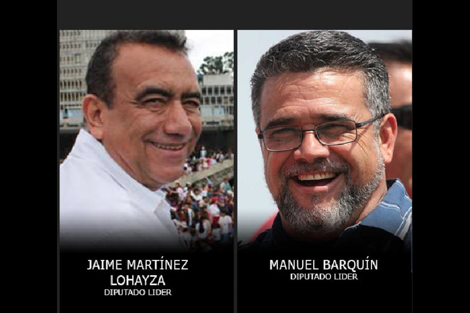 Jaime Martínez y Manuel Barquín son dos de los 10 ex diputados que perdieron la inmunidad y que quedaron arraigados. (Foto: Archivo/Soy502)&nbsp;