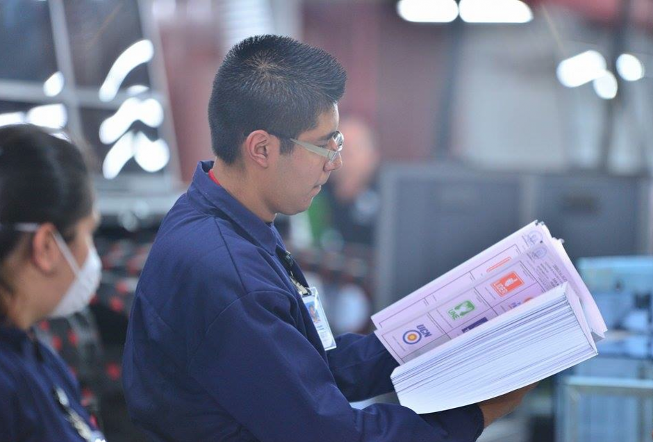 La impresi&oacute;n de papeletas ya empez&oacute; a cargo de la empresa PBS Guatemala, S.A. (Foto: Wilder L&oacute;pez/Soy502)