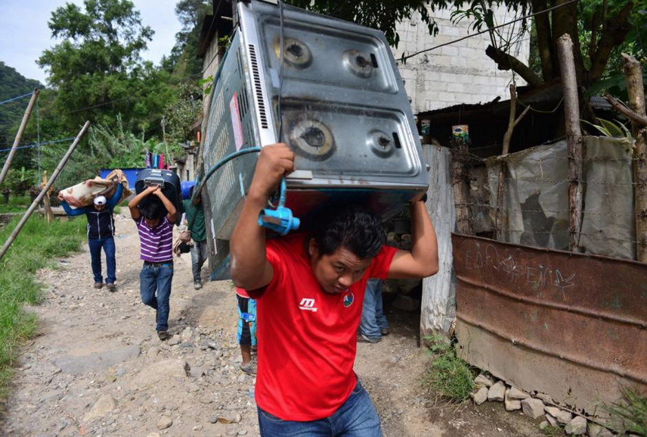 No todas las personas afectadas en El Cambray serán apoyadas. (Foto: Soy502)
