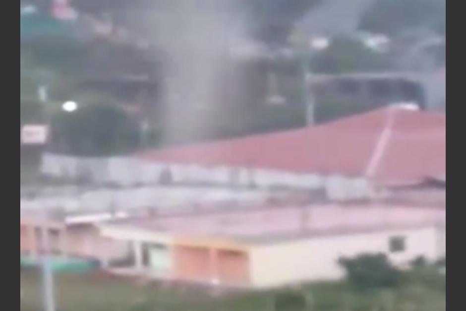 Un video del tornado aparentemente en Moyuta, Jutiapa recorre las redes sociales. &nbsp;(Imagen:&nbsp;Pampichi News)