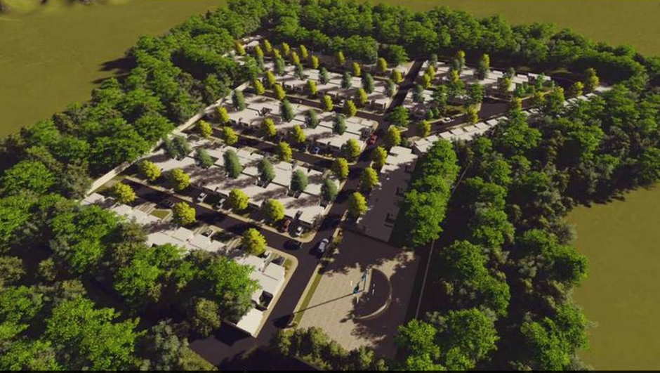 Este es el modelo de la urbanización que se construirá para ubicar a los damnificados de El Cambray II. (Foto: CIV)