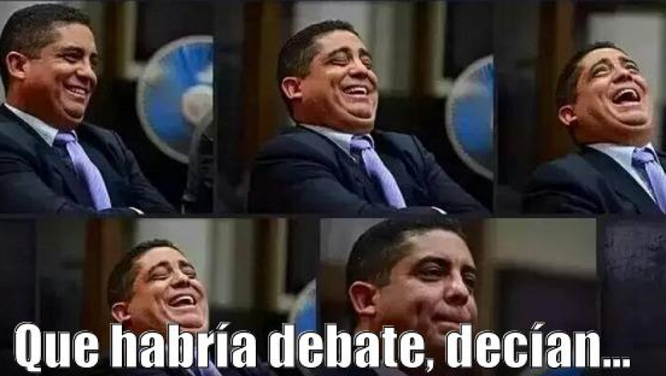 Las redes sociales utilizaron imágenes de la coyuntura para burlarse del debate presidencial. &nbsp;(Foto: Twitter)&nbsp;