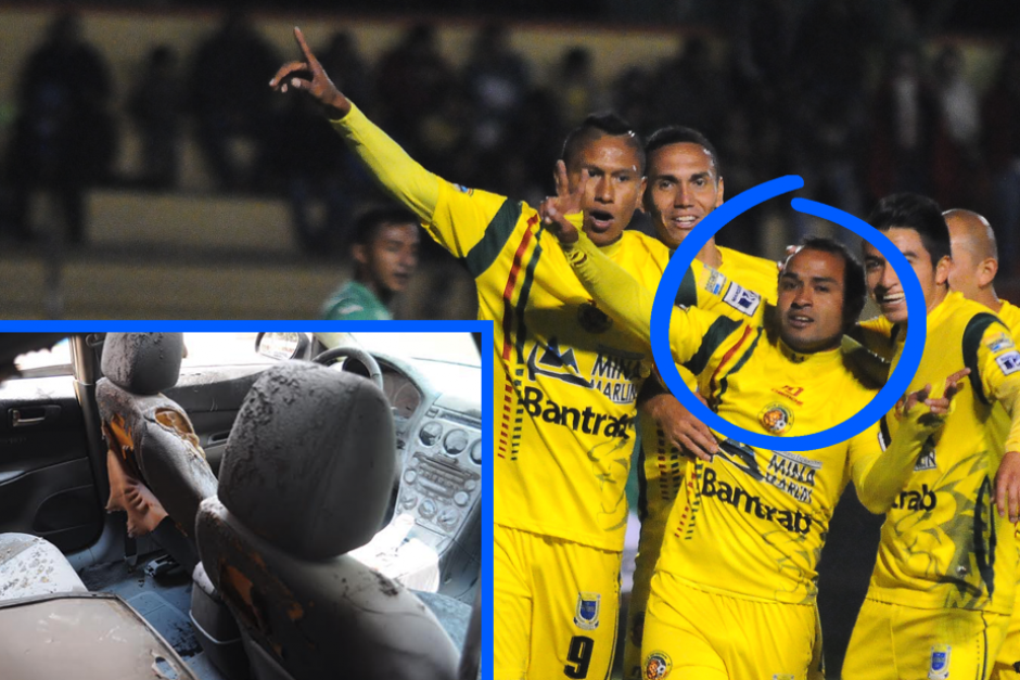 El autom&oacute;vil del futbolista Kevin Norales fue v&iacute;ctima de un atentado fuera del estadio Marquesa de la Ensenada. (Foto: Nuestro Diario)
