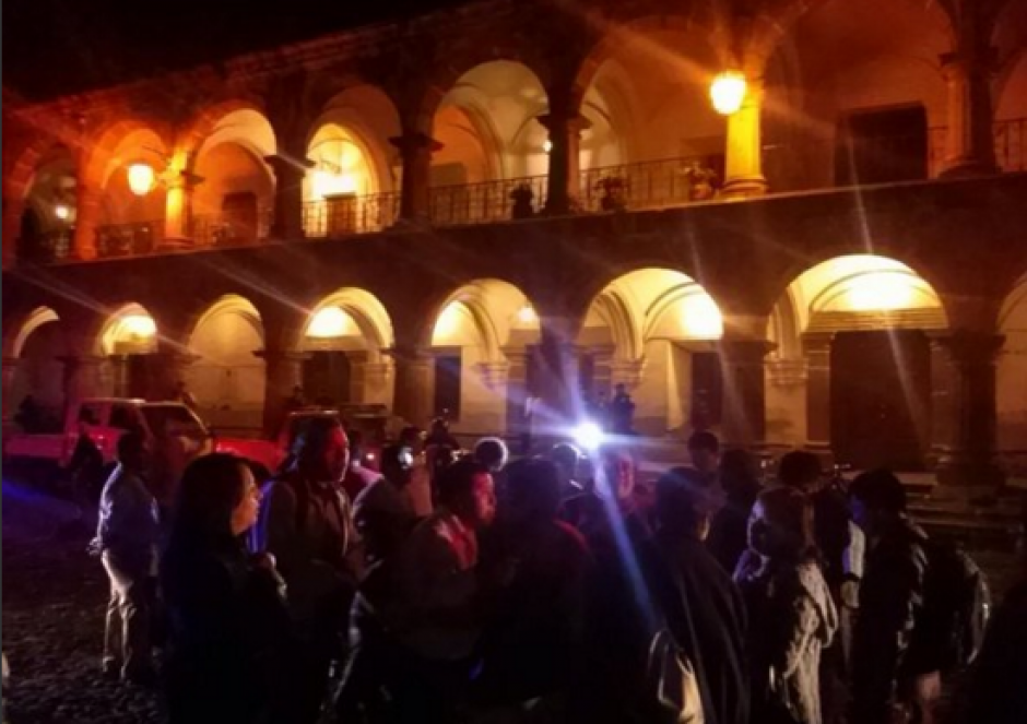 Las autoridades informaron sobre una amenaza de bomba en el edificio de la municipalidad de La Antigua Guatemala. &nbsp;(Foto: &nbsp;Bomberos Departamentales)&nbsp;